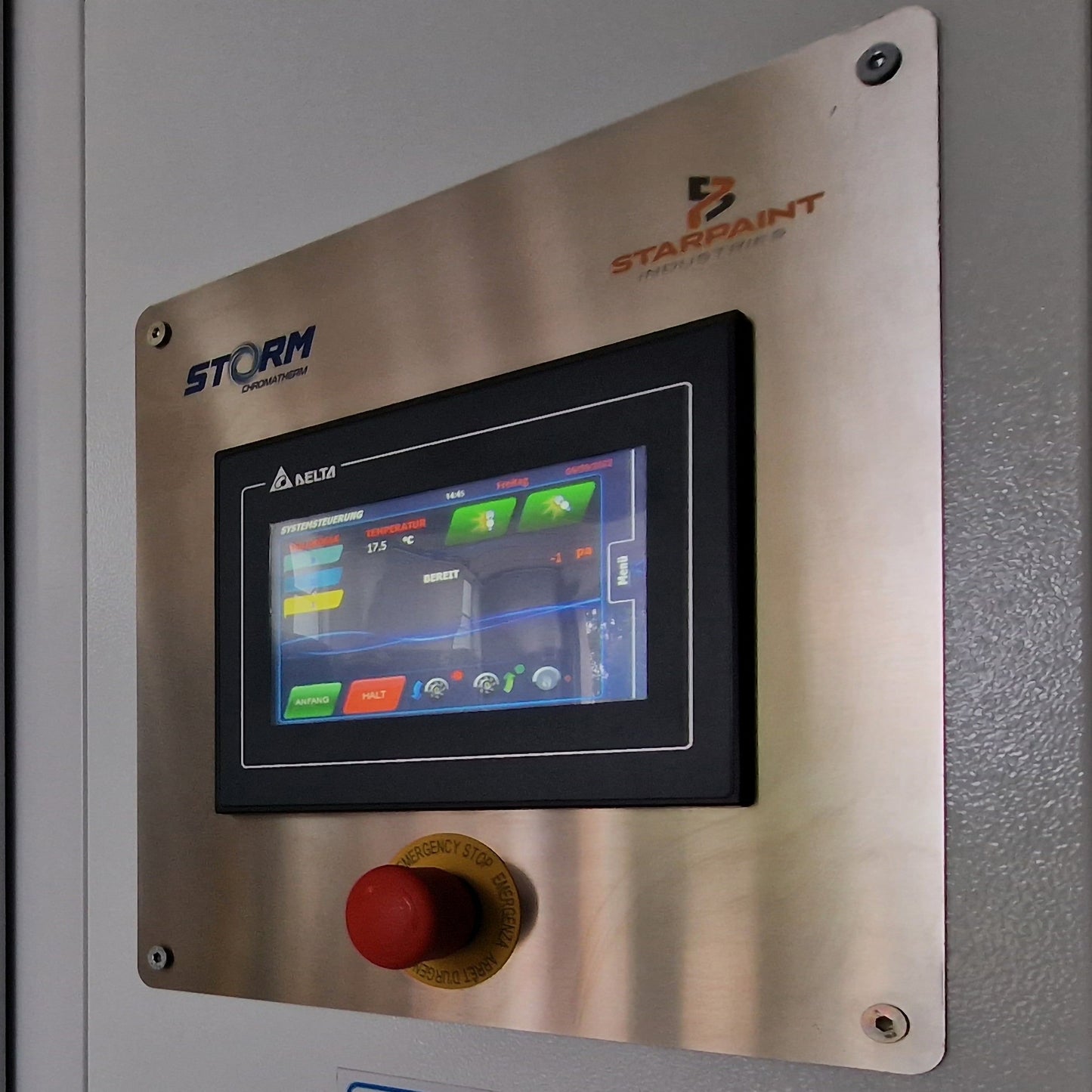 Storm Chromatherm - Lackier- und Trocknungsanlage 7 Meter ECO Benutzerdefinierte Konfiguration