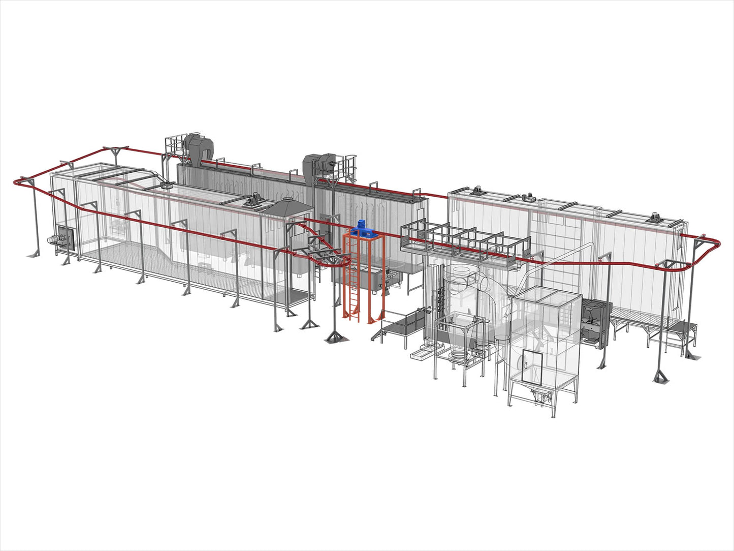 wet coating systems conveyor systems