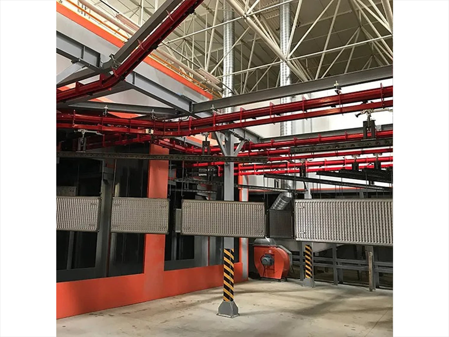 wet coating systems conveyor systems