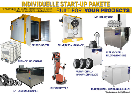 Individuelle Start-up pakete