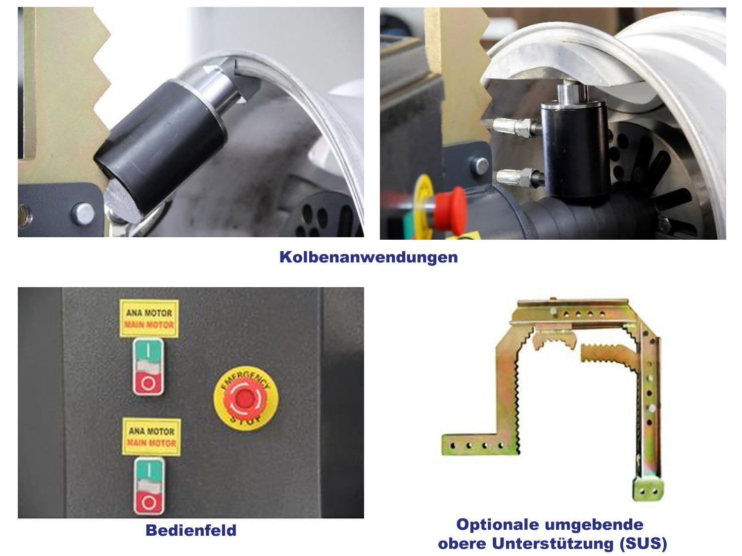 Felgenrichtmaschine mit Drehbank Felgen Reparatur