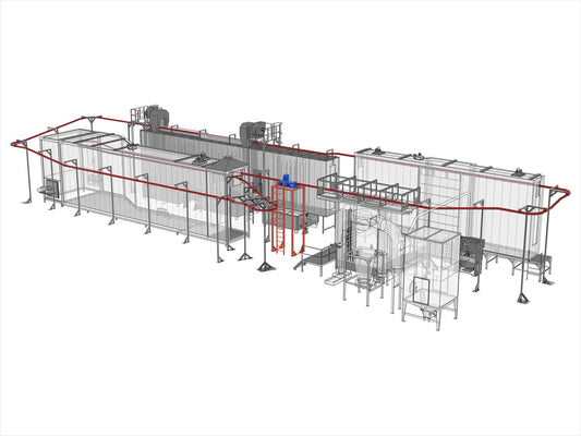 wet coating systems conveyor systems